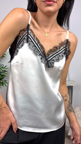 Lencera Satén Blanco